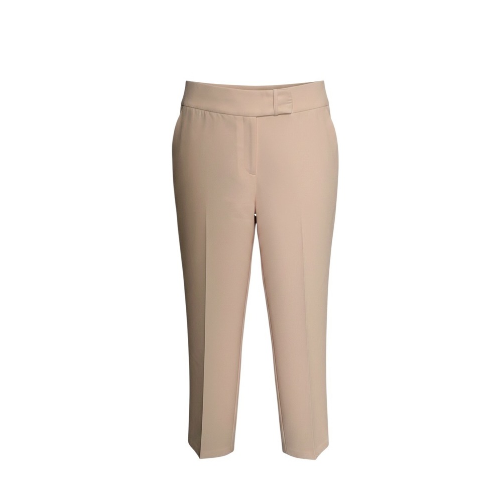 Bob Mackie Studio Peach Dress Pants Plus Size 22W Straight Leg Tailored Trousers
